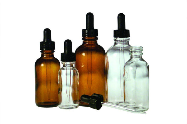 QORPAK Amber Glass Round Dropper with PP Assembly 245237 48 Each-MDL-QOR245237