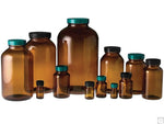 QORPAK Amber Wide Mouth Packer Bottles GLA-00930 180 Bottle-MDL-QORGLA00930