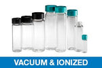 Vacuum/Ionized Clear Borosilicate Screw Vials with Caps - GLC-01010 - 144 Each - MDL-QORGLC01010