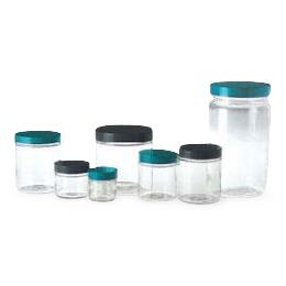 Qorpak Vacuum / Ionized Straight Round Jars with Phenolic Pulp / Vinyl Cap - QORGLC01597