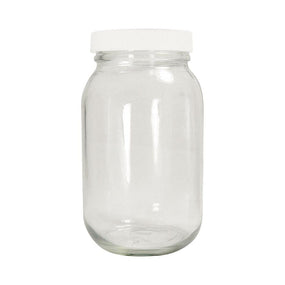 Vacuum/Ionized Clear Bottles with PP SturdeeSeal PE Foam Cap - GLC-01759 - 24 Each - MDL-QORGLC01759