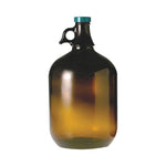 QORPAK Vacuum and Ionized Amber Jugs with Caps GLC-02045 6 Each - MDL-QORGLC02045