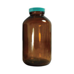 QORPAK Vacuum/Ionized Amber Packer Bottles with Thermoset F217/PTFE GLC-02083 24 Each - MDL-QORGLC02083