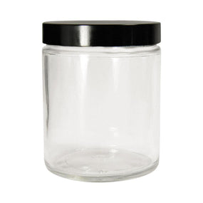 Qorpak Safety Coated Clear Glass Medium Round Bottles - QORGLC02239