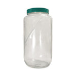 Safety Coated Clear Wide Bottles with Thermoset F217/PTFE Cap - GLC-02245 - 12 Each - MDL-QORGLC02245