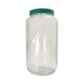 Safety Coated Clear Wide Bottles with Thermoset F217/PTFE Cap - GLC-02245 - 12 Each - MDL-QORGLC02245