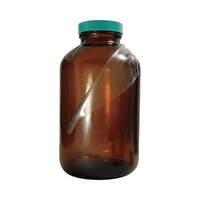 QORPAK Safety Coated Amber Packer Bottles with Thermoset F217/PTFE Cap GLC-02283 24 Each - MDL-QORGLC02283