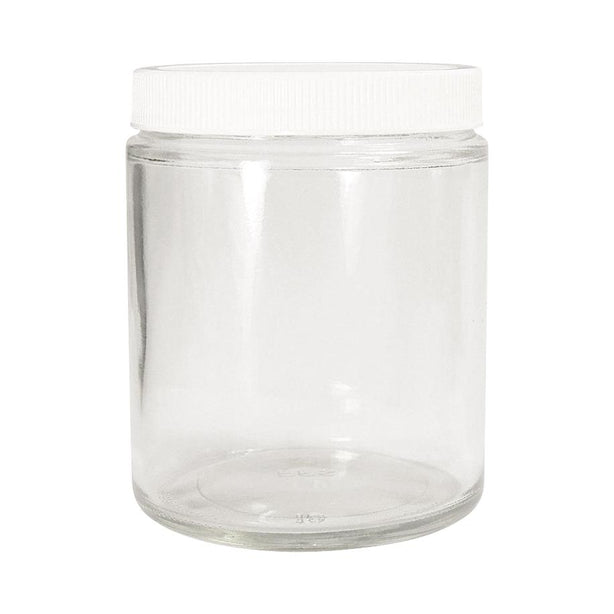 Qorpak Straight-Sided Round Jars with SturdeeSeal Foam-Lined Cap - QORGLC04868