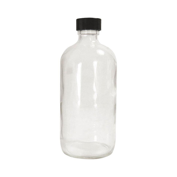 QORPAK Clear Boston RND BTLS with PP Hole Cap/PTFE/Silicone Septa GLC-05091 12 Each - MDL-QORGLC05091