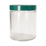 Qorpak Clear Straight Round Jars with Thermoset F217/PTFE Cap - QORGLC05919