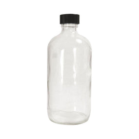 Qorpak Clear Boston Round BTLS with Hole Cap / Silicone / PTFE Septa GLC-06419 - 24.0 Each