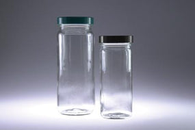 Qorpak Clear Tall Straight Jars PP SturdeeSeal PE Foam Cap - QORGLC06545