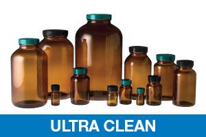 QORPAK Ultra-Clean Glass Packer Bottles GLC-07129 24 Each - MDL-QORGLC07129