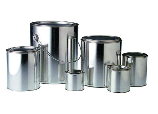 Qorpak Unlined Round Metal Paint Cans MET-03096 - 75.0 Each - MDL-QORMET03096