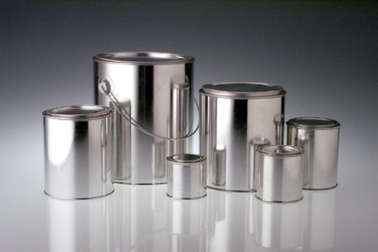 Qorpak Unlined Round Metal Paint Cans MET-03099 - 6.0 Each - MDL-QORMET03099