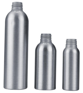 QORPAK Aluminum Bottles with 24-410 Neck No Cap MET-07265 60 Each - MDL-QORMET07265