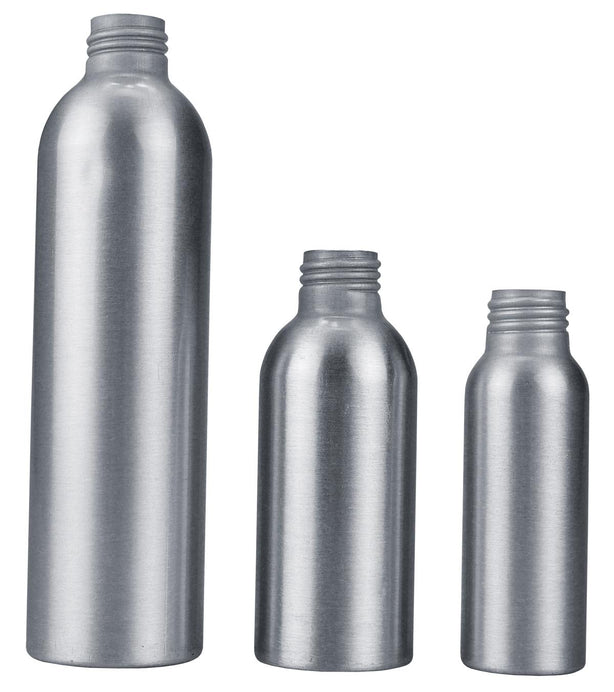 QORPAK Aluminum Bottles with 24-410 Neck No Cap MET-07267 40 Each - MDL-QORMET07267