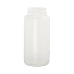 QORPAK Natural HDPE Tall Wide Mouth Round Bottles PLA-03310 106 Each - MDL-QORPLA03310