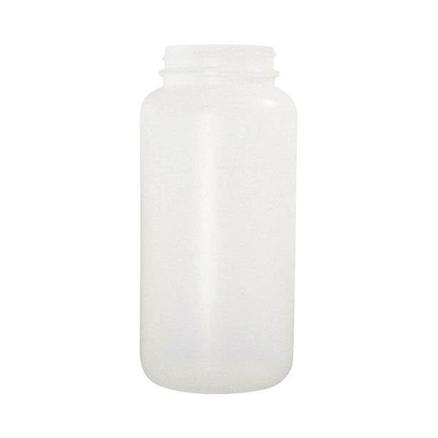 QORPAK Natural HDPE Tall Wide Mouth Round Bottles PLA-03310 106 Each - MDL-QORPLA03310