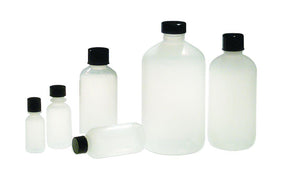 Qorpak Natural LDPE Boston Round Bottles No Cap - QORPLA03337
