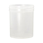 White Polypropylene Jars No Caps - PLA-03353 - 60 Each - MDL-QORPLA03353