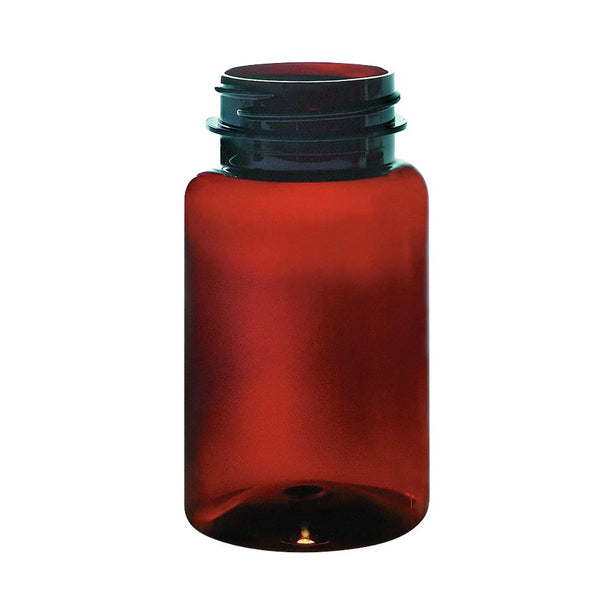 Qorpak Amber PET Packer Bottles No Caps - QORPLA06567