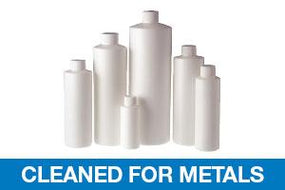QORPAK HDPE Cylinders Bottles KaptClean for Metals PLC-03435 24 Each - MDL-QORPLC03435