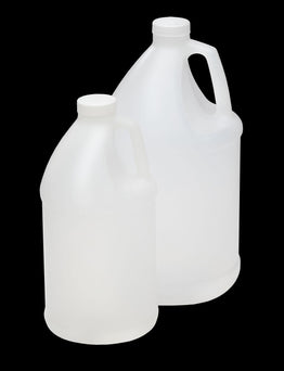QORPAK Natural HDPE Handled Round Jugs PLC-03517 60 Each - MDL-QORPLC03517