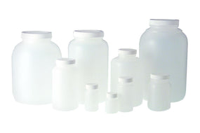 Qorpak NAT HDPE Wide RND Bottles with PP SturdeeSeal PE Foam Cap - QORPLC03549