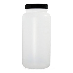 Qorpak Vacuum / Ionized Natural HDPE Wide Mouth Round BTLS - QORPLC03636