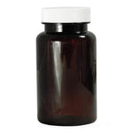 QORPAK Amber PET Packer Bottles with PP SturdeeSeal PE Foam Cap PLC-06590 48 Each - MDL-QORPLC06590