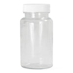 QORPAK Clear PET Packer Bottles with PP SturdeeSeal PE Foam Cap PLC-06594 48 Each-MDL-QORPLC06594