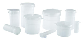 Natural Polypropylene Hinged Lock Seal Vials - PLC-10040 - 100 Each - MDL-QORPLC10040