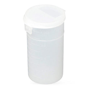 Natural Polypropylene Hinged Lock Seal Vials - PLC-10057 - 250 Each - MDL-QORPLC10057