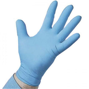 QRP Gloves Qualatrile Blue Nitrile Powder-Free Gloves - 8BQF09L - 500 Each - MDL-QRP8BQF09L