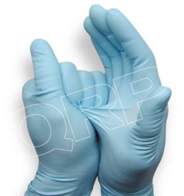 Qrp Gloves Qualatrile Blue Nitrile Powder-Free Gloves BQF12-M - 1000.0 Each - MDL-QRPBQF12M
