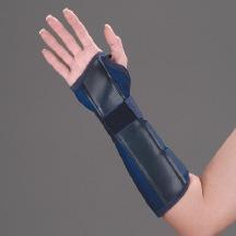 Deroyal Canvas Wrist and Forearm Splints with Foam Tricot Lining 1080025 - 1.0 Each