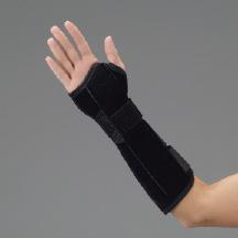 Deroyal DeRoyal Suede Leatherette Wrist Splints 12993208 - 1.0 Each