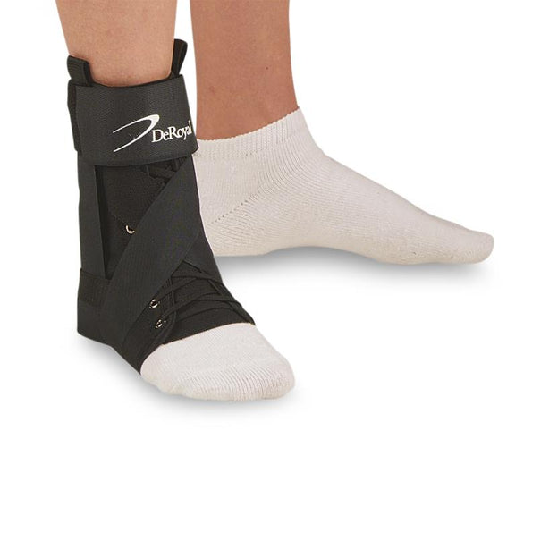 Deroyal Lace-Up Ankle Brace Orthosis 202F10 1.0 Each-MDL-QTX202F10