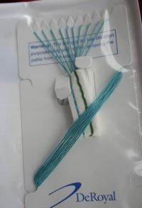 Deroyal Sterile Rayon Neuro Sponges 30-154 - 20.0 Pack
