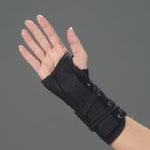 DeRoyal Lace Up Leatherette Wrist Splints - 5023-05 - 1 Each - MDL-QTX502305