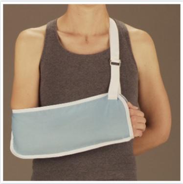 Deroyal Cotton Narrow Pouch Arm Sling with Buckle Closure 8017-01 1.0 Each-MDL-QTX801701H