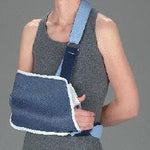DEROYAL Canvas Shoulder Immobilizer with Web Shoulder and Waist Straps 9023-00 1 Each-MDL-QTX902300