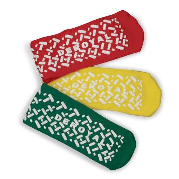 Deroyal DeRoyal Double-Sided Nonskid Slippers M3037-B - 24.0 Each - MDL-QTXM3037B