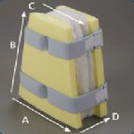 Deroyal DeRoyal Abduction Pillows M60-025-L - 5.0 Each