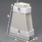 Deroyal DeRoyal Concave Hip Abduction Pillows M60-076EM - 1.0 Each