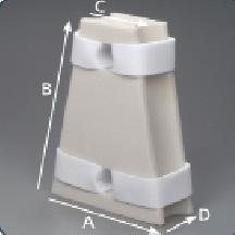 Deroyal DeRoyal Concave Hip Abduction Pillows M60-076EM - 2.0 Each