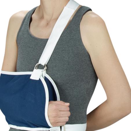 DEROYAL Canvas Shoulder Immobilizer with Web Shoulder and Waist Straps TX9905-03 1 Each-MDL-QTXTX990503