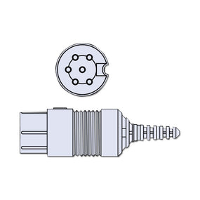 DEROYAL Neonatal Skin Temperature Sensor Probes HNICU-35 1 Each - MDL-QTXVHNICU35H