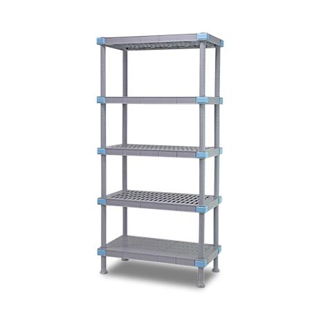 QUANTUM STORAGE SYSTEMS Millenia All Polymer Shelving Units QP183086V4S1 1 Each-MDL-QUAS1830864S1